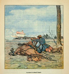 Death of Colonel Girard during the fighting of Neuville aux Bois in November 1870