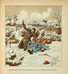 The Army of the Loire: Abbe Fouqueray, Brother of a Pontifical Zouave, is Killed on the Body of Captain Bellevue