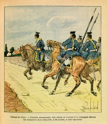 The Eastern Army of Eugene Sergeant, Illustrated by Louis Bombled: Defense of Dijon on October 29