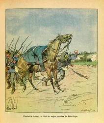 The Eastern Army: November 1870, during the battles of Brazey, Major Prussian Saint Ange is shot down
