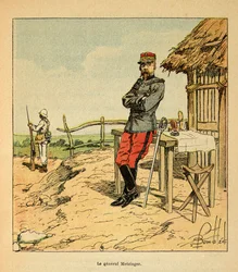 Portrait of General Metzinger in Madagascar in 1895