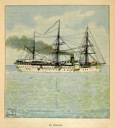 The Hospital Ship the Shamrock en Route to Madagascar