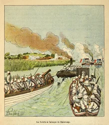 The War in Madagascar: The Marine Infantry Attacked the City of Marovoay in 1895