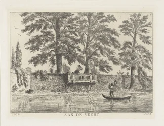Conversation over the Garden Wall (Aan de Vecht)