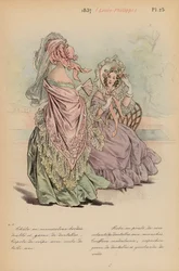 French fashion: 1837, Louis-Philippe