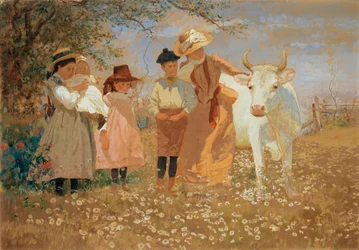 Family Group with Cow