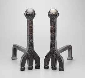Pair of andirons