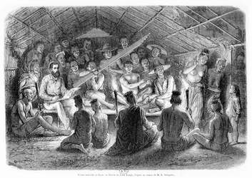 Musical Soiree in Laos, 1867