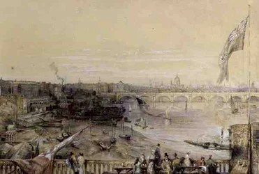 The Thames from Hungerford Market