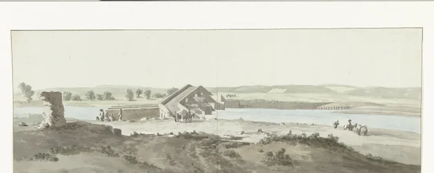 View of Canosa Bridge over Ofanto River in Puglia (series title: Voyage in Italy, Sicily, and Malta - 1778)