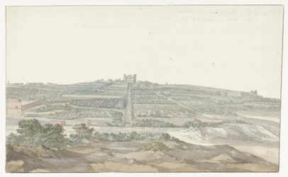 View of Vedala Palace of the Grand Master, Located in the Boschetto on Malta