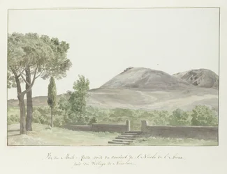 View of Monte Rosso near the Monastery of San Nicolo d
