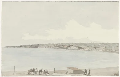 View of the Promontory of Pausilype with the Old Palace of Queen Jeanne and the Countryside of Sannazar from the Balcony of the Inn