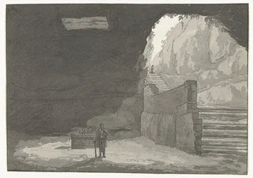 Cave and Fountain in the Old City of Manduria (Voyage en Italie, en Sicile et à Malte - 1778)