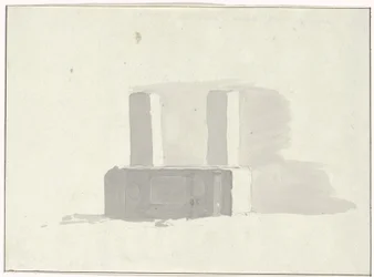 Old Sarcophagus Used as a Drinking Trough in Terracina (Voyage en Italie, en Sicile et à Malte - 1778)