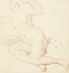 Study of a Seated Female Nude