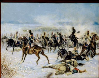The Battle of Preussisch Eylau on February 8, 1807