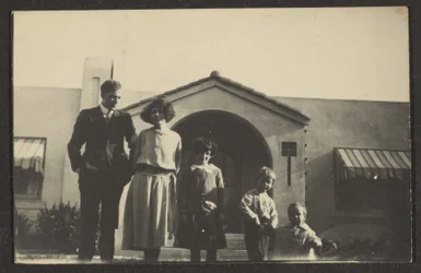 Family Portrait Before House