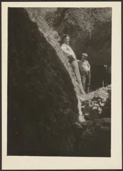 Figures in Sunlight on Rocks
