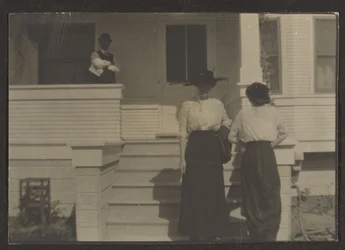 Figures on a Porch