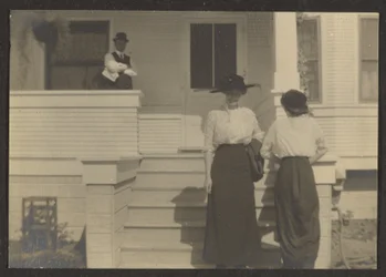 Figures on a Porch