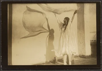 Florence Dancing in Native American Costume