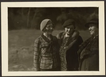 [Florence and Mrs. Fleckenenstein with Third Woman Outside]