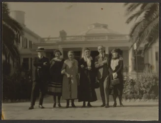 Group Portrait Outside Building