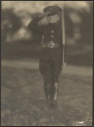 Little Boy in Uniform
