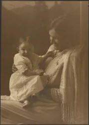 Mother with Shawl and Infant