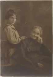 Portrait of Old Woman and Young Girl