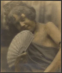 [Portrait of a Girl with Fan]
