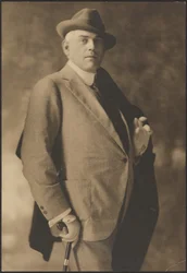 Portrait of a Man with Cane and Gloves