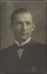 Portrait of a Man with Polka Dot Bowtie
