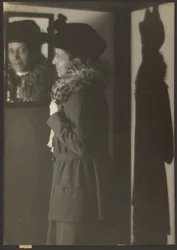 Portrait of a Woman, Her Reflection, and Shadow