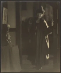 Portrait of a Woman in Doorway