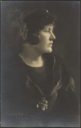 [Portrait of a Woman in Fur Cape]
