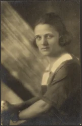 [Portrait of a Woman in Streaming Light]