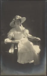 [Portrait of a Woman in White Dress]
