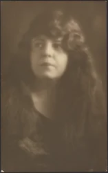 Portrait of a Woman with Hair Down