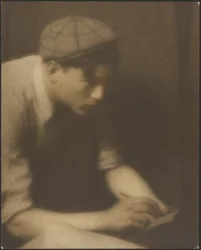 Portrait of a Young Man Writing a Note