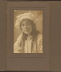 Portrait of a Young Woman in a Sailor Outfit