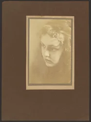 [Portrait of a Young Woman with Curled Bangs]