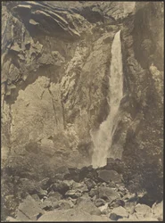 Waterfall in Rocky Ravine