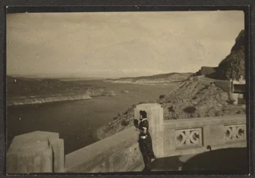 Woman Overlooking Beach