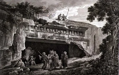 The Sepulchral Monument of the Kings of Judah, plate 25 from Volume III of a 