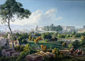 View of the Esquiline Hill, Rome, c. 1800