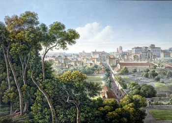 View of the Viminale Hill, Rome, c.1800