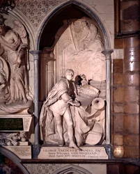 George Frederic Handel monument, Westminster Abbey