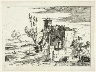 Landscape with Old Gateway
